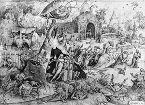 贅沢、1557 作： Pieter Bruegel the Elder